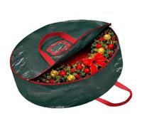 Contenitore per Corona di Natale Organizer con cerniera per festoni e | Custodia per Ghirlanda con Manici Robusti Casa Garage Decorazioni Stagionali Feste Natalizie Ghirlanda Ornamenti 7