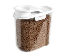 Contenitore per crocchette per cani, 2 l, contenitore ermetico, contenitore per alimenti per animali, cereali, riso