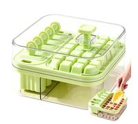 Contenitore per cubetti di ghiaccio per congelatore | Pulsante portatile, facile da rimuovere, riutilizzabile - Stampo per cubetti di ghiaccio per l'estate - per rinfrescare le bevande, casa, cucina
