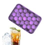 Contenitore per cubetti per congelatore, impilabile, 25 cavità con coperchio rimovibile, forma a , per raffreddare whisky, cocktail e vino, camper, campeggio