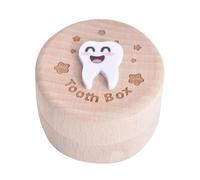 Contenitore per denti per bambini, contenitore in legno con denti caduti, contenitore fatina dei denti smarriti per bambini, salvadanaio per capelli, primo contenitore denti, dente deciduo