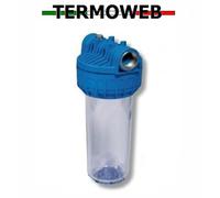 CONTENITORE PER DEPURATORE FILTRO 10" ACQUA OSMOSI INVERSA DA 3/4