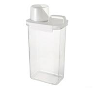 Contenitore per detersivo per bucato, dispenser per detersivo per bucato, ermetico e a prova di perdite, con guarnizione in silicone, presa comoda (2300 ml)