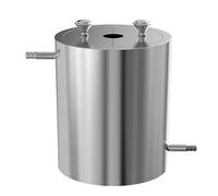 Contenitore per disperditori da laboratorio, tamburo di miscelazione per disperditori in acciaio inoss-idabile con design a doppio strato, secchio agitatore per disperdenti(2.5L)