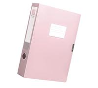 Contenitore per documenti con finestra per etichette, A | Scatola di riempimento impermeabile per documenti scolastici, rapporti e gestione dei contratti