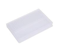 Contenitore per espositore in plastica portatile per punte da trapano da 20 fori in acrilico trasparente, utilizzato per punte da 3/32 ", strumenti per trapano, lime per unghie, supporto
