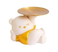 Contenitore per figurine di animali - Simpatico supporto per statua, piato con accenti di caramelle, centrotavola da esposizione | Set di sculture ornamentali per soggiorno, idea regalo per uso da sc