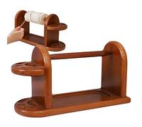 Contenitore per filati di legno, porta bobine, organizer per accessori per lavori a maglia, porta filati in legno e organizer per accessori all'uncinetto, per bobine in filato di lana