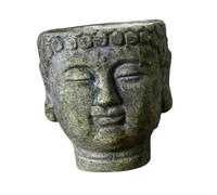 Contenitore per fiori e piante regalo con testa di Buddha per il patio del