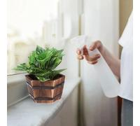 Contenitore per fioriera in legno con secchio, per composizioni floreali,