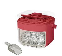 Contenitore per ghiaccio con coperchio, 17 x 15 x 14 cm, antiaderente, manico e coperchio inclusi, ideale per la vita quotidiana, cucina, picnic, campeggio