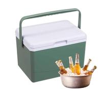 Contenitore per ghiaccio portatile da 5 l, multifunzionale, isolato, rigido, resistente, da viaggio, per picnic, spiaggia, bevande, cibo, viaggi, escursionismo, barbecue su strada