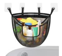 Contenitore per giocattoli da bagno, organizer in rete per giocattoli da bagno, grande capacità, cestino per bambini per doccia, dormitorio, armadio, casa, cucina, soggiorno, bagno e nuoto
