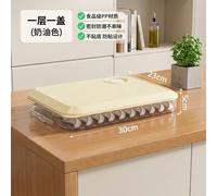 Contenitore per gnocchi in plastica trasparente con coperchio per for sicuro e