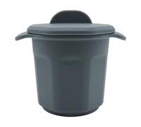 Contenitore per grasso al silicone, contenitore per grasso per cucina - Barattolo per da cucina con manico, coperchio e filtro - Risparmio olio portatile in silicone, lavabile in lavastoviglie