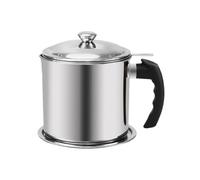 Contenitore per grasso - Tanica per olio da cucina da 1300 ml | Barattolo per grassso da cucina, conttenitore versatile per filtro olio, contenitore per grasso per casa, dormitorio, negozio, cuciina,