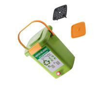 Contenitore per humus da giardino che evidenzia una ventilazione rafforzata per una rapida decomposizione dei rifiuti organici, tra cui foglie, erba e resti di cucina, rifiuti organici tra cui foglie