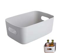 Contenitore per il bagno | Contenitore in plastica con manici - Contenitore multiuso per la casa, organizzazione in plastica, scatole con manici