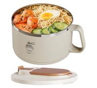 Contenitore per il pranzo, 1650 ml, con posate pieghevoli, a prova di perdite, per noodle e zuppe, per macedonia di frutta, casa, ufficio, scuola, appartamento, dormitorio, picnic, campeggio