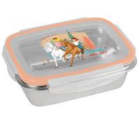 Contenitore per il pranzo Bibi & Tina Adventure, 850 ml, in acciaio inox, contenitore per il pranzo, cavalli, ermetico, per alimenti
