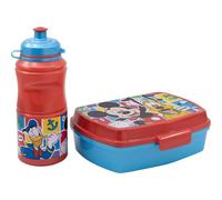 Contenitore per il pranzo con Bottiglia Mickey Mouse CZ11277 380 ml 17 cm Pla