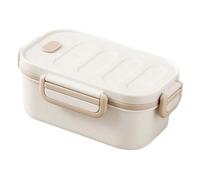 Contenitore per il pranzo con scomparti, 1000 ml, contenitore per il pranzo per adulti, a 2 strati, a prova di perdite, bento box con divisori, contenitore per alimenti adatto al microonde, per lavoro