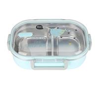 Contenitore per il pranzo, contenitori termici per il pranzo per zuppa di insalata con isolamento termico da 650 ml, thermos per alimenti caldi a tenuta stagna, bento Box per studenti(Blu)