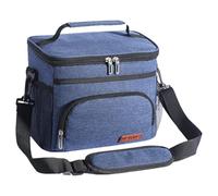 Contenitore per il pranzo da uomo, grande capacità, multi scomparto, a | Cooler Lunch Box Tracolla Uomini Adulti