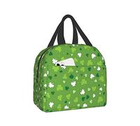 Contenitore per il pranzo di San Patrizio, Bento Box, isolato, riutilizzabile, impermeabile, con tasca frontale, per ufficio, picnic, escursionismo, spiaggia