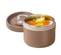 Contenitore per il pranzo in acciaio, a doppio strato, isolante, con manico, per viaggi, lavoro, picnic, frutta, insalata, carne e snack, per lavoro, scuola