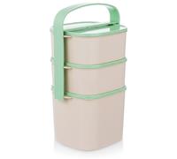 Contenitore per il pranzo in plastica a 3 scomparti da 2 l, 2 x 1,15 l