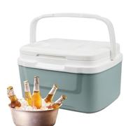 Contenitore per il pranzo isotermico, robusto refrigeratore di grande capacità 8 l, refrigeratore isotermico portatile incorporato, tagliere da ghiaccio per pic-nic, generi alimentari, da