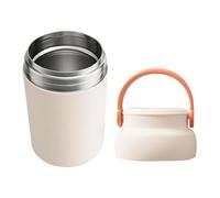 Contenitore per il pranzo per adulti, isolato, a prova di perdite, con cucchiaio pieghevole, a bocca larga, per lavoro, scuola, campeggio, picnic, viaggi, insalata, zuppa, yogurt, frutta, riso, pasto