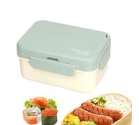 Contenitore per il pranzo per bambini, a prova di perdite, con 3 scomparti, per alimenti, per l'uso in casa, viaggi, scuola, famiglia, birra quotidiana