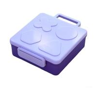 Contenitore per il pranzo per bambini con tre scomparti isolati per conservare separatamente cibi caldi e freddi e mantenere la freschezza durante tutto il giorno (viola 1800 ml)