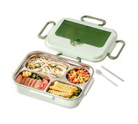 Contenitore per il pranzo - Scatola da pranzo isolata | Scatole per il pranzo | Contenitore per il pranzo caldo e freddo di grande capacità per il campeggio | portapranzo portatile