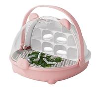 Contenitore per il trasporto del baco da seta, progettato per l'alimentazione dei rettili, questo contenitore è un contenitore portatile per il trasporto della scatola di alimentazione con