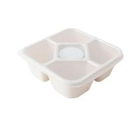 Contenitore per insalata a 5 scomparti per snack, scatola per snack con divisione in BPA, contenitore per il pranzo e per la preparazione dei pasti