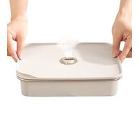 Contenitore Per La Conservazione Degli Alimenti - Contenitore Ermetico In Acciaio Inossidabile | Contenitori Ermetici Per Alimenti Per Uso Quotidiano, All'aperto, Viaggi, Pasti In Famiglia, Scuola