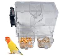 Contenitore per la conservazione dei semi di uccelli, accessori trasparenti per mangiatoia per uccelli a grana piccola Processore di semi alimentato tramite USB facile da pulire e rimovibile