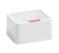 Contenitore Per La Conservazione Del Cotone - Scatola Per Cotton Fioc A Doppio Strato Con Coperchio, Custodia Organizer Portatile Per Cotton Fioc Per Bagno, Camera Da , Dormitorio, Hotel, Apparta