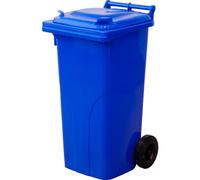 Contenitore per la raccolta di rifiuti e materiali riciclabili / contenitore a 2 ruote (F)