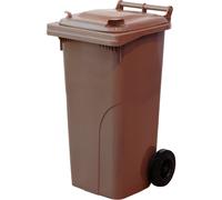 Contenitore per la raccolta di rifiuti e materiali riciclabili / contenitore a 2 ruote (F)
