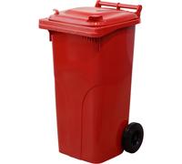Contenitore per la raccolta di rifiuti e materiali riciclabili / contenitore a 2 ruote (F)
