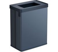 Curver Keter Verto, Pattumiera Raccolta Differenzata, Doppio Scomparto, Design Elegante, Riciclabile, Ideale per Bagno, Soggiorno o Ufficio, Capacità 54 Litri, Blu Perlato