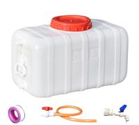 Contenitore per l'acqua, Contenitore per l'acqua da 27, 5 litri Serbatoio di stoccaggio di capacità Contenitori di stoccaggio multifunzionali con manico in plastica con rubinetto per uso quotid