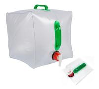 Contenitore per l'acqua pieghevole, contenitore per l'acqua sportivo trasparente e portatile, contenitore pieghevole a prova di perdite per escursionismo, camper, sopravvivenza di emergenza(5L)