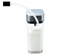 Contenitore per latte con tubo e coperchio per macchine da caffè automatiche, compatibile con modelli KitchenAid, capacità 756,9 g