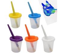 Contenitore per lavare i , contenitore per vernice a prova di perdite, per il lavaggio fai da te per bambini, 8,7 x 5,7 cm, kit di alimentazione versatile per lo sviluppo delle competenze