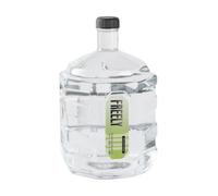Contenitore per Liquidi con Rubinetto Recipiente Acqua Octagonale in Policarbonato Alimentare con Manico Integrato E Tappo Filettato per Bar, 10 Litri
